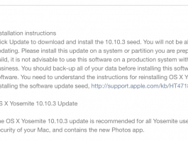 OS X 10.10.3 beta update