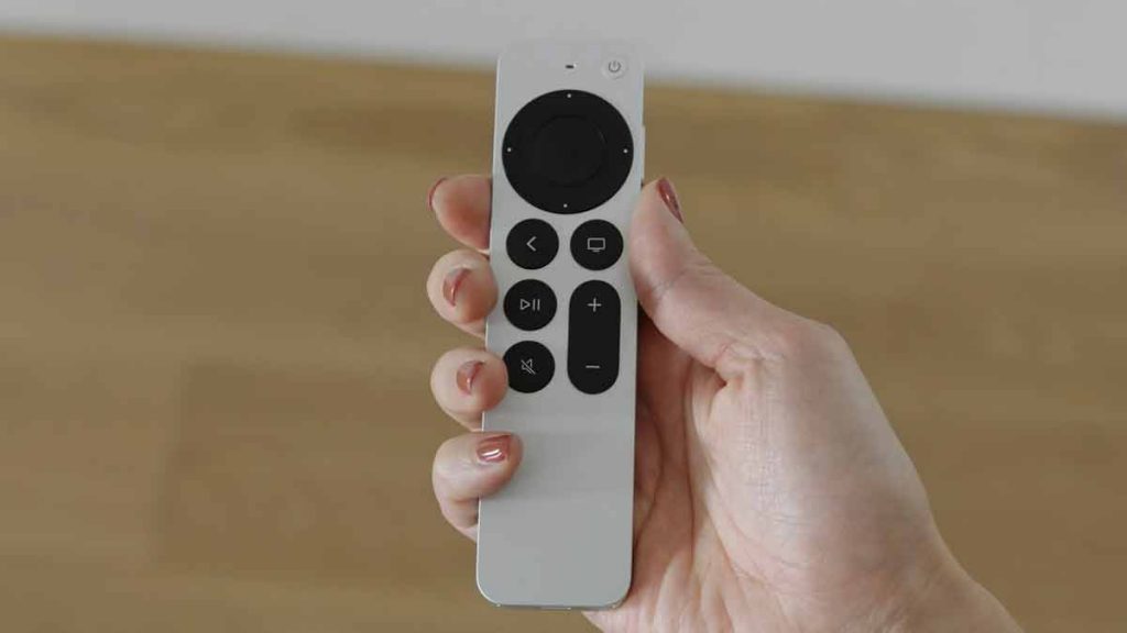 Apple's new Apple TV remote.