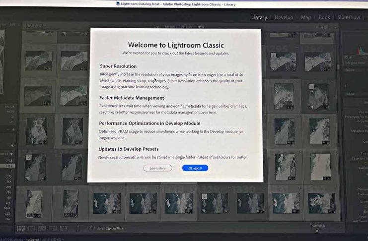 Adobe Lightroom Update